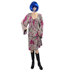 Karl Lagerfeld Paisley Dress, Rare,  Hard To Find!